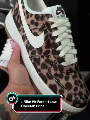 Nike Air Force 1 Low 'Cheetah Print' Classic Sneaker #nike #nikeairforce1 #sneakerhead #BackToSchool #TikTokshopbacktoschool 