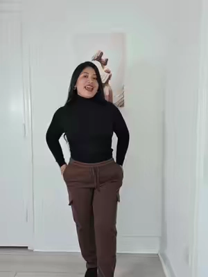 Pantalones deportivos cargo para mujer, ropa casual para estar en casa, pantalones transpirables de felpa para uso diario con bolsillos y cintura elástica, ligeros, cómodos, súper suaves, #cargopantsoufit #women #cargo #winter #tiktokshop 