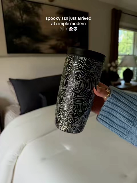 literally drooling over these prints 🕷️💀🕸️👻 @Simple Modern  #simplemodern #coffeetumbler #halloween #coffeetumbler #leakprooftumbler  