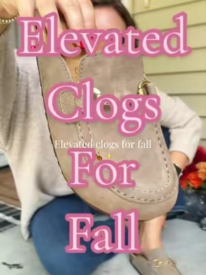 Clogs but them classy and bougie ✨ the comfiest elevated clogs for fall!  @Cushionaire  #clogs #fallshoes #sliponshoes #womensshoes #tiktokshopcreatorpicks 