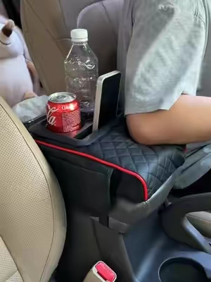 Stop driving with a messy center console! Use this instead 🛑 #autoverve #cararmrestpad #carorganization #tiktokshop #tiktokmademebuyit 