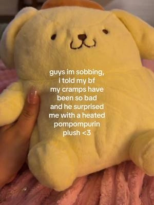 hes sooo cute and he smells like lavender 🥺😭 @Warmies #bf #boyfriend #warmies 