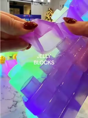 Got my kids some fun jelly blocks for sensory play, but they're so satisfying I wanna keep them for me 😌 #jellyblocks #sensoryplay #buildingblocks #kidsgifts #tiktokshopcreatorpicks 