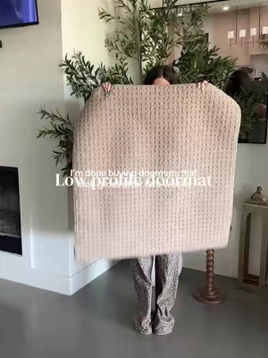 A doormat that can actually handle being a doormat  #entryway #doormat #washablemat #homefinds #homedecor