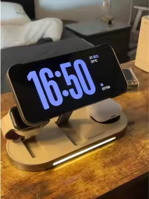 Phone Overheating While Wireless Charging? Problem Solved! #dualphonecharger #coolingwirelesscharger #tecactivecooling #magsafestand #TikTokshopbacktoschool 