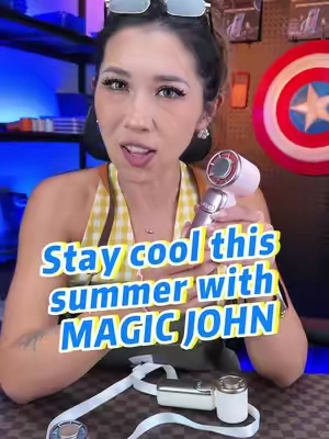 Lightweight and easy to hold with just one hand. #MAGICJOHN #fan #fay #TikTokshopbacktoschool #Weeklydeals 
