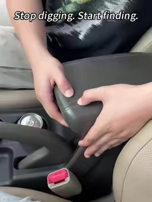 Your car's center console is a black hole. 🕳️🚗
 AutoVerve Elite 4-in-1 armrest pad.
 Armrest box. Storage bag. Console organizer.
 Fits perfectly. Keeps everything in place.
 Clean. Organized. Easy access.
 Link in bio 🧹#CarOrganizer #ArmrestPad #CarStorage #ConsoleOrganizer #CarInterior