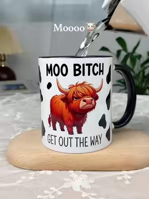 🐮✨ #tiktokshopsummersale #movebitgetouttheway #coffeemug #officelife #fyp