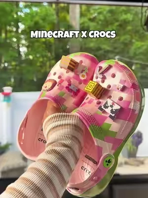 #crocs #minecraftcrocs #pinkminecraftcrocs 