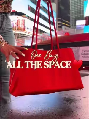 Red is having a moment ❤️🔥 Introducing our NEW HOLDALL in the boldest shade of red! Beautiful on the outside, spacious on the inside, and ready to hold it all. 👀 #MustHave #newrelease #tiktokshop #irisandrainbow #irisarmy 