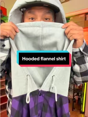 Plus size hooded flannel shirts 👌  #flannel #plussize #bigandtallflannel #flannelshirt #mensflannel 
