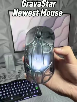 GravaStar Mercury X Air Gaming mouse with an 8KHz pulling 32k dpi  Only 56g #GravaStar #mercuryxair #gamingmouse #gravastarmouse #TikTokshopbacktoschool 
