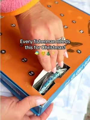 If you have a fisherman in your life! Snag this advent calendar before it’s sold out! #adventcalendar #adventcalendaropening #fishing #fisherman 