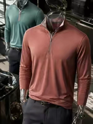That quarter zip looks seriously clean 👀 #zipshirt #mensfashion #mensstyle #smartcasualmen #fallmenswear 