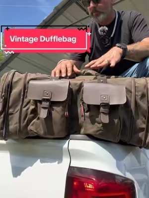 #vintage #dufflebag #travel 