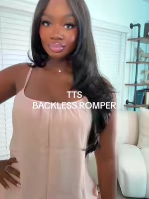 Backless romper 🔥🔥🔥🔥🥰🥰 size medium 🥰 #backlessromper #romper 