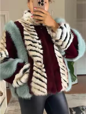 this faux fur coat is back in stock😍🏃🏽‍♀️
