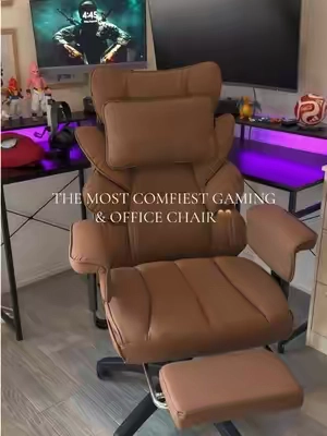 Finally got the viral gaming chair & I’m obsessed! It’s perfect 🤩 #officechair #gamingchair #GamingOnTikTok #homeofficesetup #fyp 