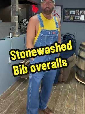 Men's indigo denim bib overalls built for work, everyday wear and year-round comfort. Roomy fit with classic bib pocket, multiple utility pockets and hammer loop for workday essentials. Durable denim construction with timeless workwear style. Great for fall layering, Black Friday shopping and a practical Christmas gift.#tiktokshopcreatorpicks #TikTokshopbacktoschool #tiktokshopblackfriday #tiktokshopblackfridaysale #tiktokshopcybermonday @Dickies 