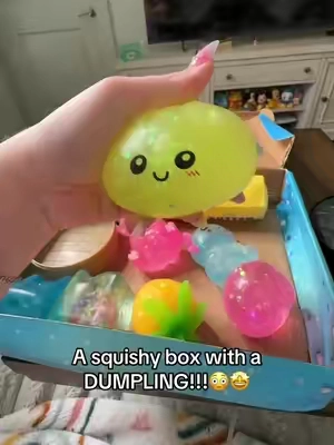The best squishy box because it comes with a dumpling!!! And so many viral squishies. They are all so satisfying 🤩