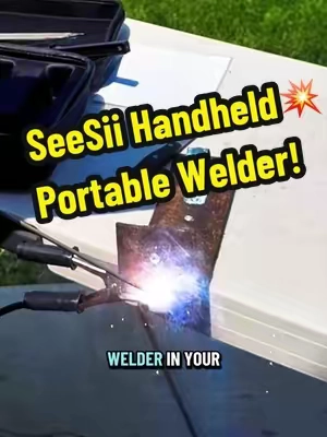 This handheld welder is like having a welding machine in your toolbox! Compact, portable, and ready for quick repairs anywhere. #HandheldWelder #WeldingTools #ToolFinds #seesii #TikTokshopbacktoschool @SEESII Tools 