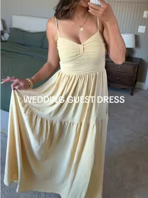 thissss as a wedding guest?! so pretty!! wearing a small, I’m 5’5 & 130 pounds!!  #weddingguestdress #falldress #womensdresses #fallstyle 