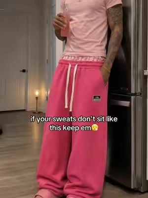need that puddle fit #baggypants #baggysweats #mensfashion #widelegsweatpants #viral 