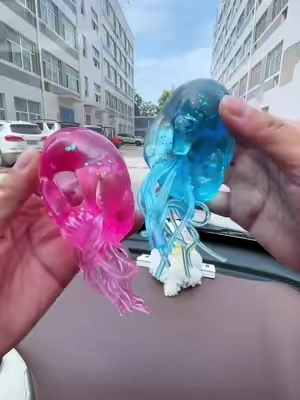 🪩One Squish and I'm Completely Obsessed 😭🪼 #jellyfish #StressRelief #satisfying #relaxing #fyp