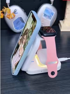 The Charging Station Every Apple Girl Needs 👀🔋- #TikTokShop #TikTokshopbacktoschool #TechTok #iPhoneAccessories #MagSafe