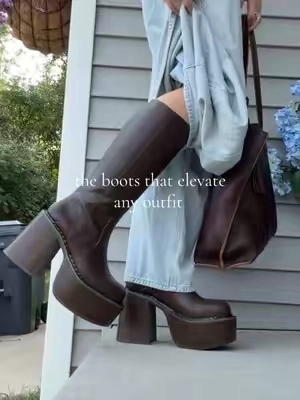 k these are so good #boots #fallboots #leatherboots #fallfashion #shoes 