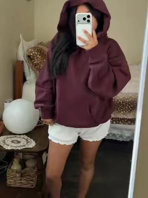 I love pacsun hoodie so much! So comfy and soft 🍂🧣☕️ #pacsun #falloutfits #TikTokshopbacktoschool #outfitinspo #chic cozy season oversized hoodie clothes pacsun haul pacsun hoodie burgundy autumn October November chic clean girl outfit of the day Rory room tour room inspo Gilmore cotton clothes @pacsun 