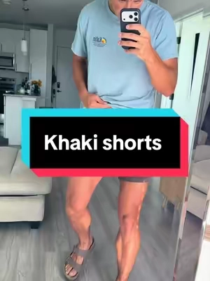 Khaki Shorts #khakis #mensfashion #shorts @coveusa 