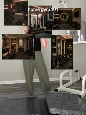 Home gym loading… #gymfloor #gymmat #homegym #foammat #workoutathome 