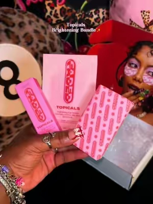 My favorite! 🤭 The ultimate trio for glowing, even-toned skin! 🧖🏾‍♀️✨ #topicals #topicalsfaded #skincare #brighteningskincare #brighteningsoap 