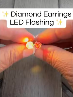 Want to be EXTRA this weekend? Grab a pair of these LED earrings. #earrings #ledearrings #flashingearrings #diamondearrings #funjewelry 