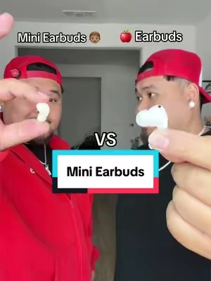 I cant believe the difference  #MiniEarbuds #Earbuds #Earphones #WirelessEarbuds 
