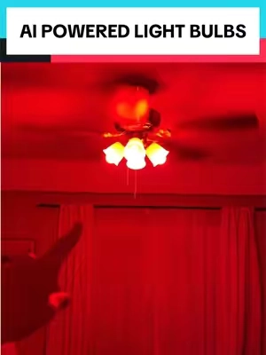 These AI powered light bulbs are so nice!! 
