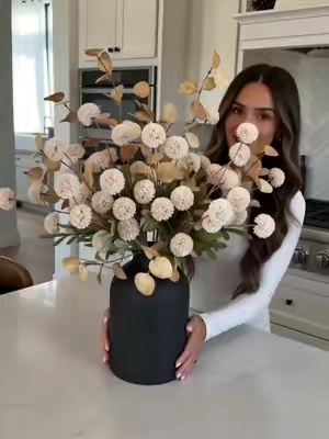 The perfect aesthetic centerpiece! 🌿✨ No green thumb needed. Grab it before it’s gone! #homedecor #centerpiece #dormdecor #kitchenisland #tiktokmademebuyit