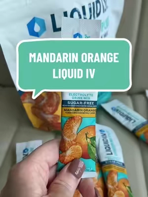 This mandarin orange flavor sells out fast 🍊💦 @Liquid I.V. #electrolytes #hydration 