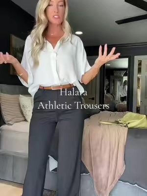 #worktrousers #halara #tallgirlfriendly #sohochic 