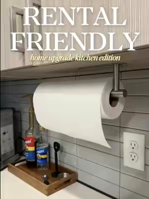 Love ✨ #rentalfriendly #homeupgrade #kitchenupgrade #kitchendecor #kitchenfinds 