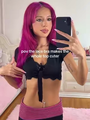for the girls who love tiny crop tops
