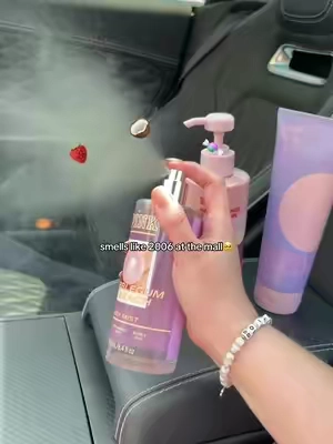 they have some of the nostalgia flavors too😭 #pinklotion #pinkbodymist #nostalgia #fyp #y2k 