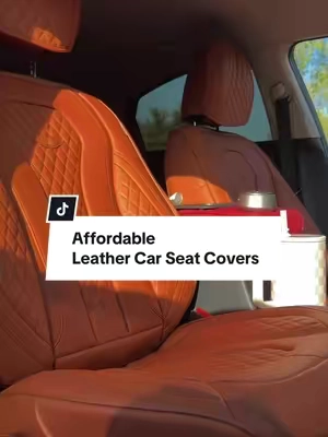 Such an easy car upgrade without getting a new car payment!  #carupgrade #carseatcovers #leatherseats #caraccessories #carseat 