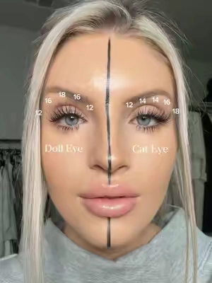 1 box of lashes — 2 totally different looks. 🤍 @Maxcomfi #lashes #lashclusters #diylashextensions #cateye #dolleye 