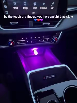 The perfect glow up to your car by a simple touch🔴🔵🟣#car #caraccessories #GlowUp #led #tiktokshopcreatorpicks 