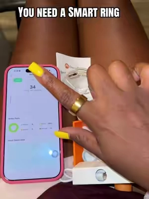 I love the features took me 3 mins to download and set up the ring to my device. This will not be apart of my daily lifestyle #smartring #ouraring 
