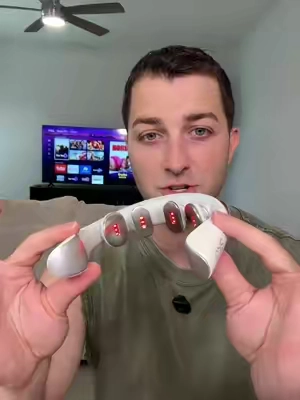My neck feels so loose and relaxed after this #neckmassager #neckmassage #electrotherapy #deeptissuemassage #massage 