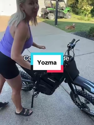 This thing is so fast it was hard to record #yozma #ebike #electricbike #dirtbike #ebikelife 