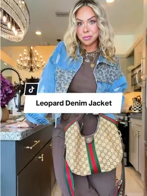 Leopard + denim = perfection🐆 #leopardjacket #denimjacket #falloutfits #sohochic 